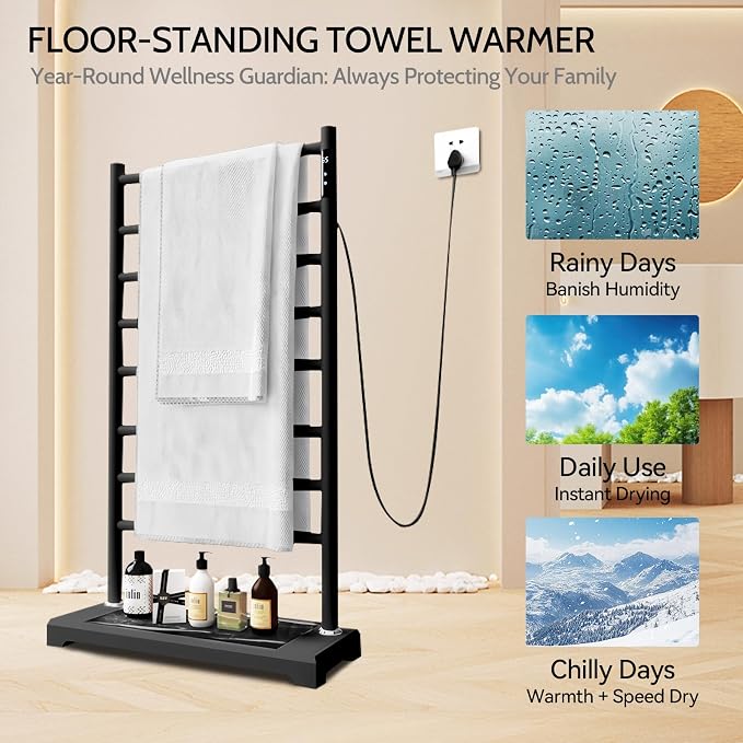 Freestanding Heated Towel Racks - Image 6