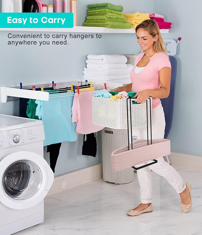 2 Pack Hanger Storage Stacker Stand, Organizer - Image 4