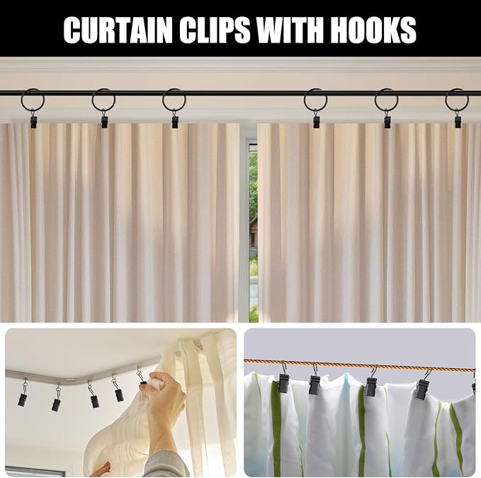 Light Clips Hanging Hooks Clip: 50 Pack Outdoor Hanging Lights Clips - Image 8