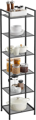 SONGMICS 6-Tier Storage Rack, Bathroom Shelf, Extendable Plant Stand by SONGMICSbySONGMICSHOME