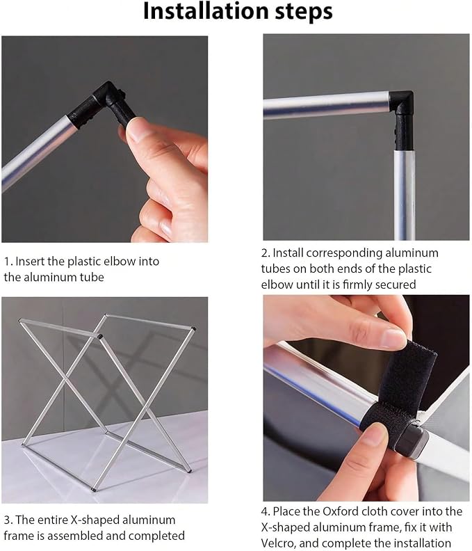 Two Grids and Three Grids Collapsible Laundry Sorter Hamper - Image 7