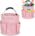 17L Cleaning Caddy with Handle, Foldable Cleaning Supply Caddy with 6 Pockets by Yallmie
