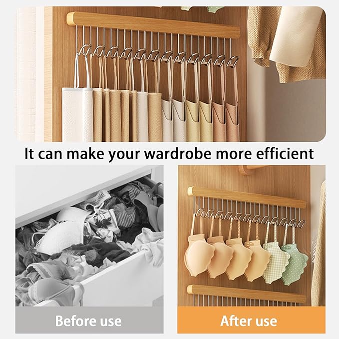 2 pack 16.2 inch valet rods for closets, extendable and pull-out wardrobe pole - Image 2