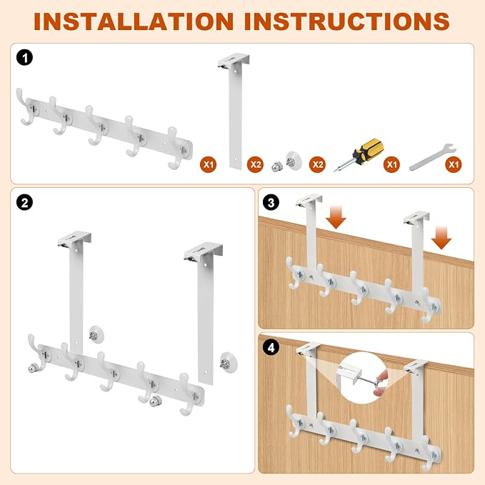 persevere Over The Door Hooks - Image 2