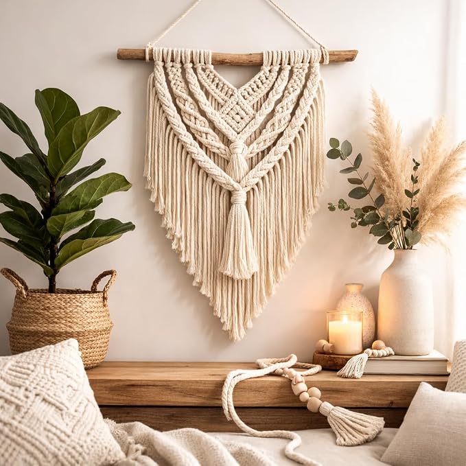 Macrame Cord Cotton Rope Twine for Crafts String Yarn for Wall Hanging Plant - Image 3
