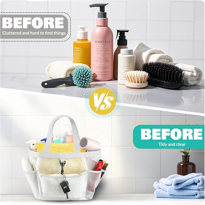 Mesh Shower Caddy Portable for College Dorm Room Essentials - Image 5