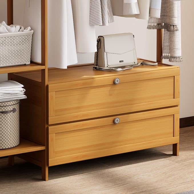 Bamboo Clothes Rack, Garment Rack - Image 4