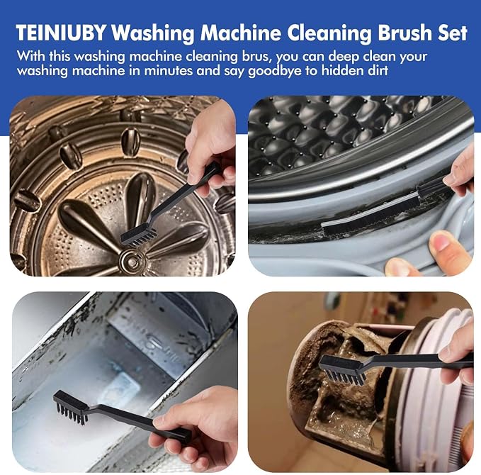 6 Pcs Washing Machine Cleaning Brush Kits, Front Load Washer Cleaner Brushes - Image 5