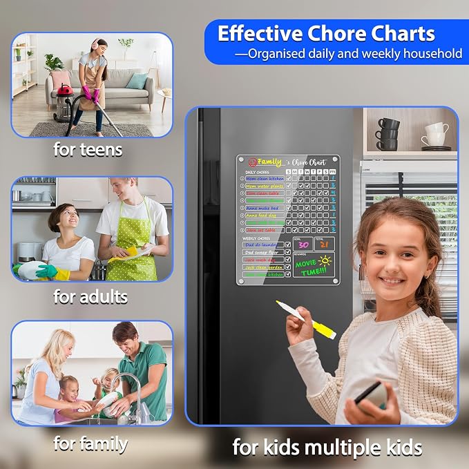PigPotParty Acrylic Magnetic Chore Chart - Image 8
