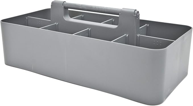 -Large Portable Caddy, DIY Dividers, 8 Compartments, School Office Supplies - Image 4