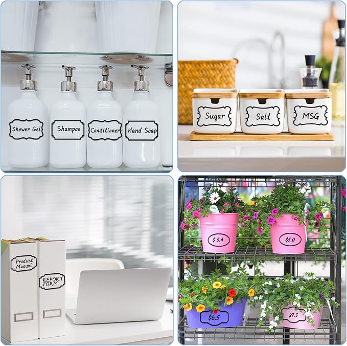 138pcs Removable Transparent Labels - Image 7