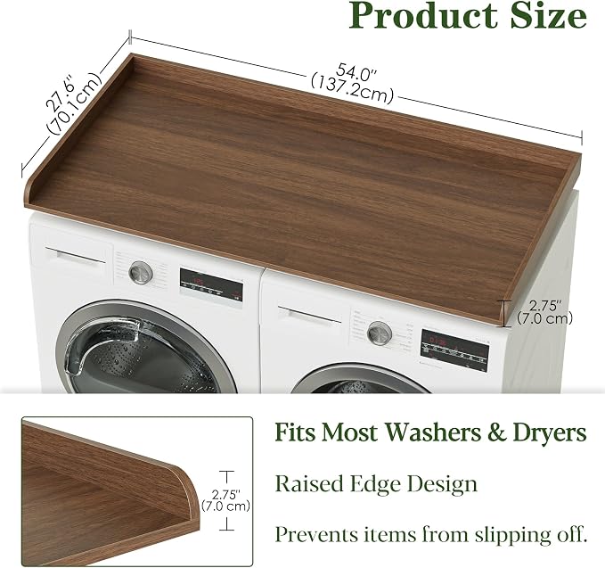 Washer Dryer Countertop, 27.6" x 54" Laundry Countertop - Image 2
