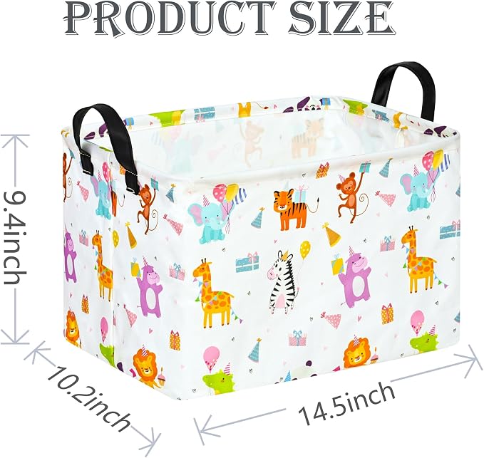 Rectangle Gift Shelf Nursery Storage Basket Laundry Hamper Storage Box and Bins - Image 7