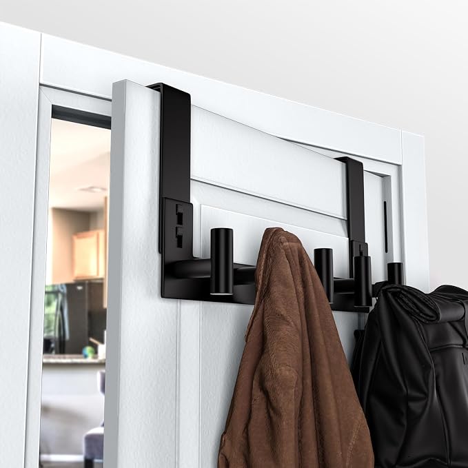 WUIVIUT Over The Door Hooks Door Hanger - Image 3