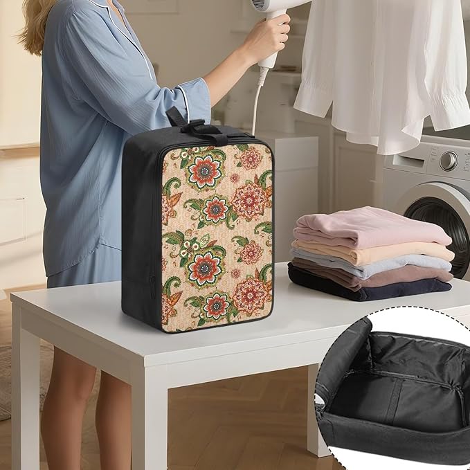 Mandala Steam Iron Cover Bag Printed Polyester Iron Carrying Case - Image 3