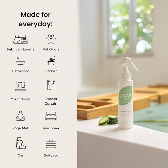 Grow Fragrance Certified Non Toxic, 100% Plant Based Fabric and Room Air - Image 5