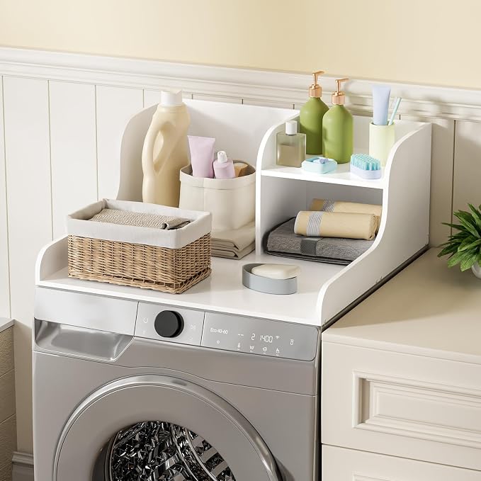 Laundry Countertop for Washer and Dryer, 2-Tier Washer Dryer Topper by Unknown