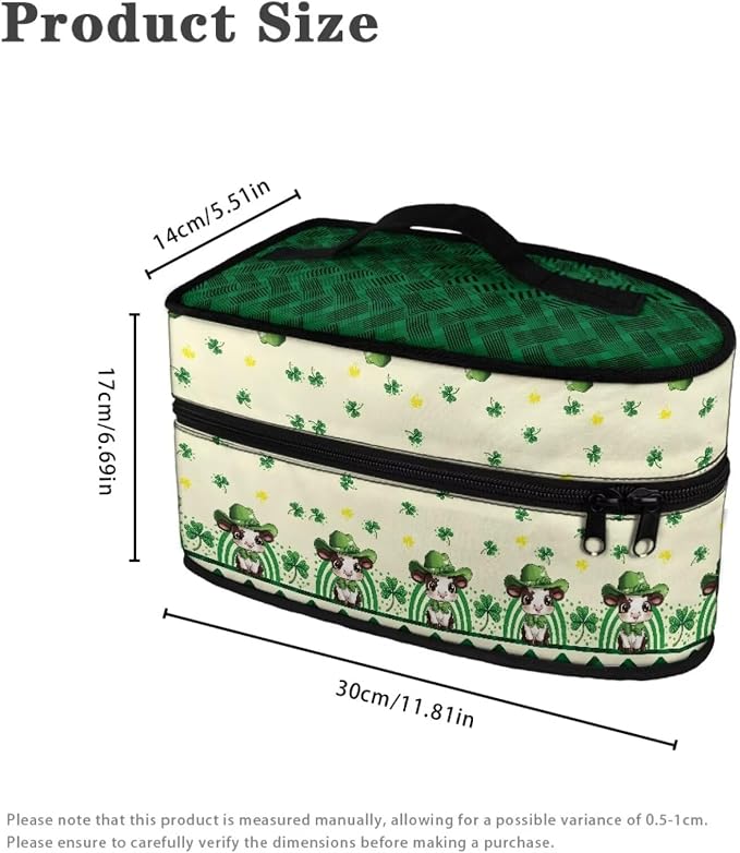 St Patricks Day Cow Iron Storage Case Fits - Image 6