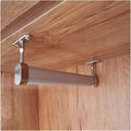Top Mounted Closet Hanging Rod, Metal Wardrobe Pole by Unknown