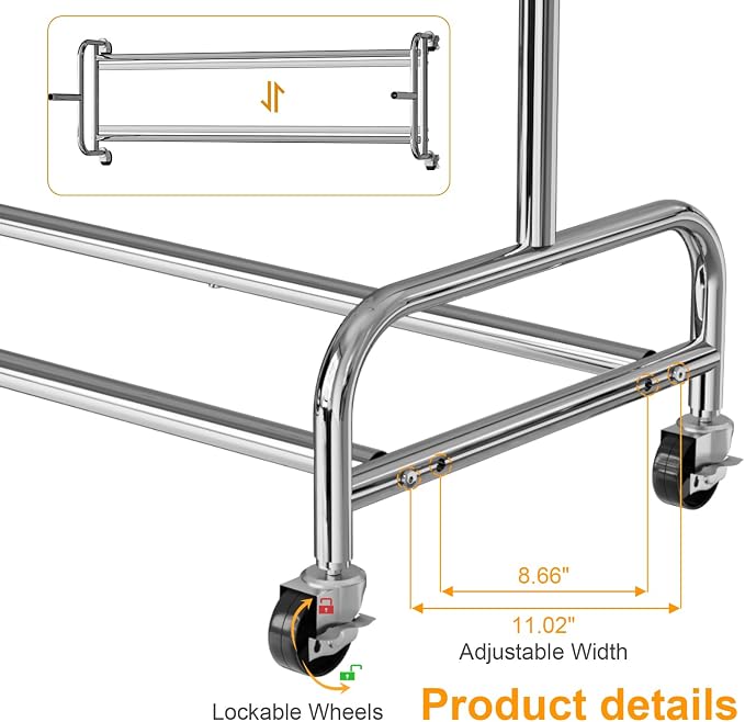 Standard Clothing Garment Rack - Image 5