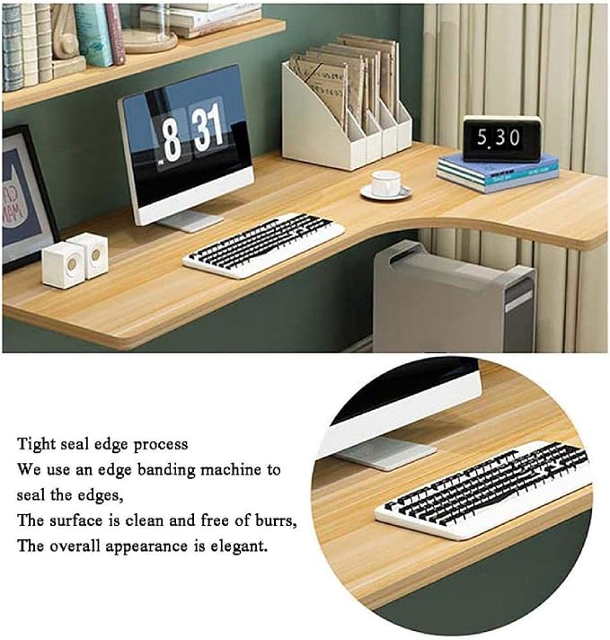 Corner Wall-Mounted Drop-Leaf Table L-Shaped Wall-Mounted Folding Table Folding - Image 6