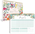 S&O Floral Habit Tracker Calendar by SweetzerOrange