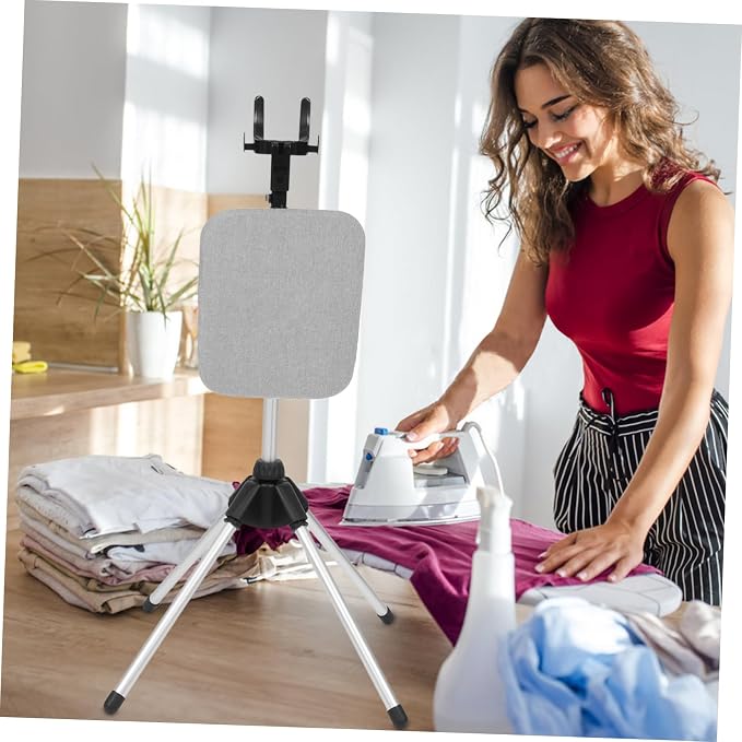 Foldable Clothes Steamer Rack Adjustable Ironing Bracket Portable Clothes - Image 4