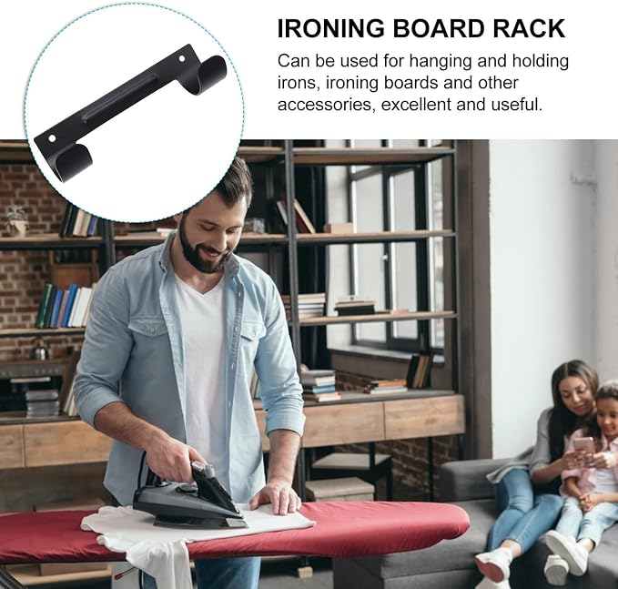 DOITOOL 1pc Ironing Board Hook Iron Dual-Head Hook Storage Hook Dual-Head - Image 9