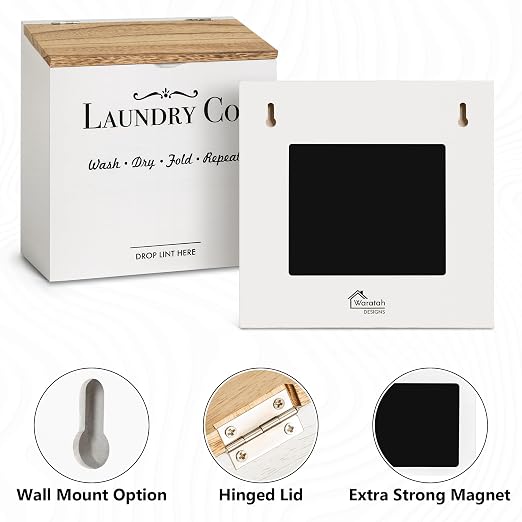 Magnetic Lint Bin for Laundry Room - Image 4