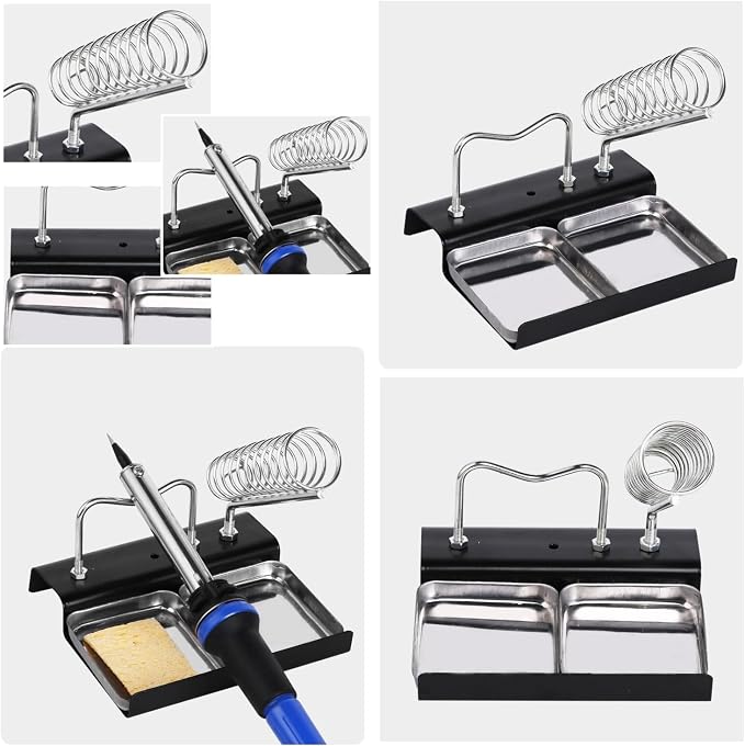 Soldering Iron Stand Holder Spring Sleeve Base Organizer Solder Tip Support - Image 5