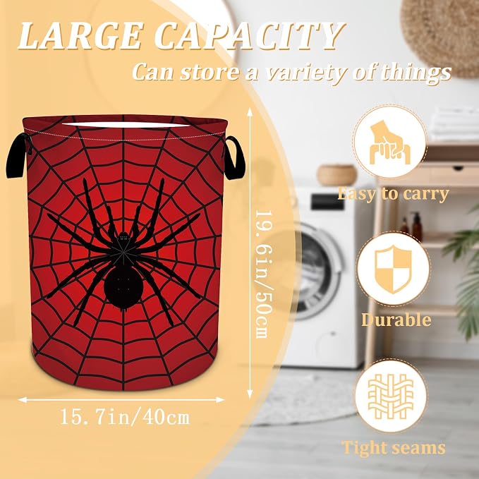 Laundry Hamper, Oxford Waterproof Foldable Clothes Storage Bin, Toy Organizer - Image 2