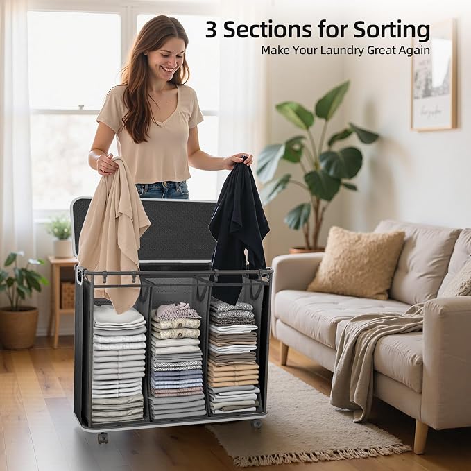 Yecaye 180L Laundry Basket - Image 3