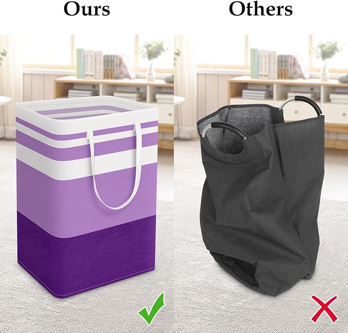 StorageRight Large Collapsible Laundry Basket Hamper - Image 5