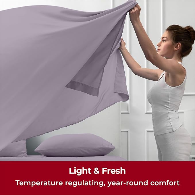 Mellanni Split King Sheets Set - Image 4