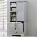 68" Tall Bathroom Storage Cabinet by Merax
