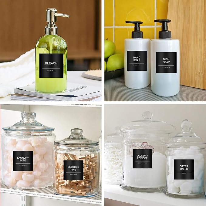 Minimalist Laundry Room Labels，30 Matte Waterproof Labels - Image 4