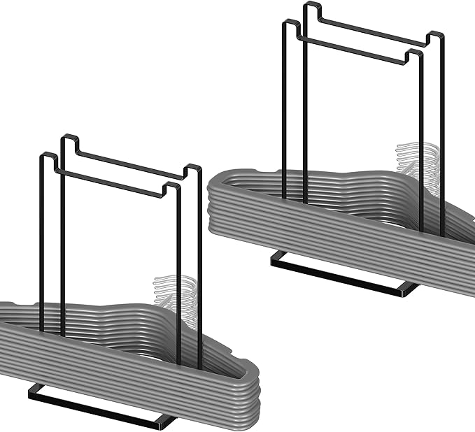 Thipoten Adjustable Metal Hanger Stacker, by THIPOTEN