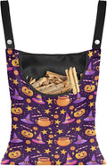 Halloween Magic Hat Clothespin Bag Large Capacity Hanging Storage Reusable by Psesaysky