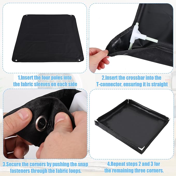 31.5 x 31.5 Inch Washer Drain Pan Mat - Image 4