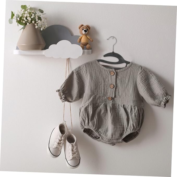 10pcs Extra Wide Non-Slip Plastic Hangers - Image 5