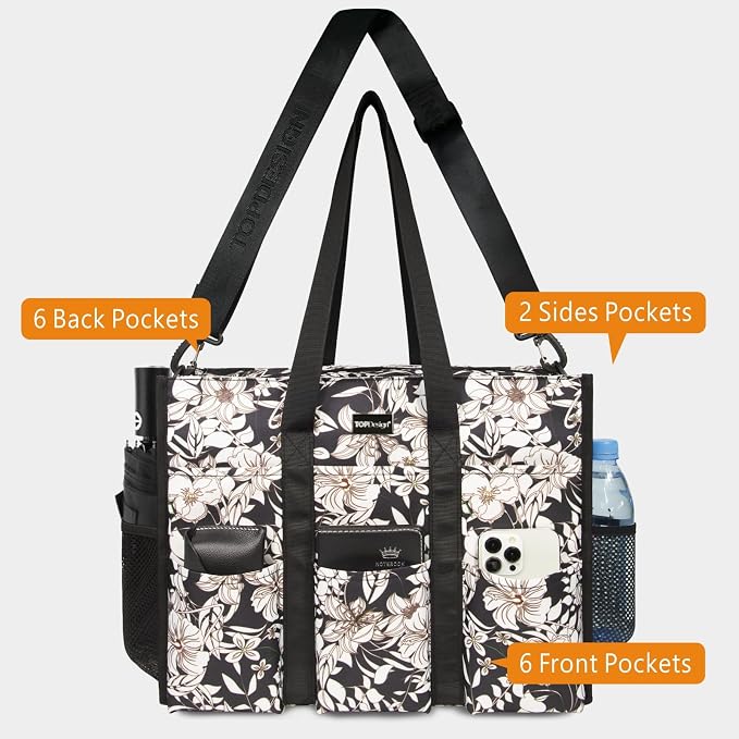 TOPDesign Utility Water Resistant Tote Bag - Image 4