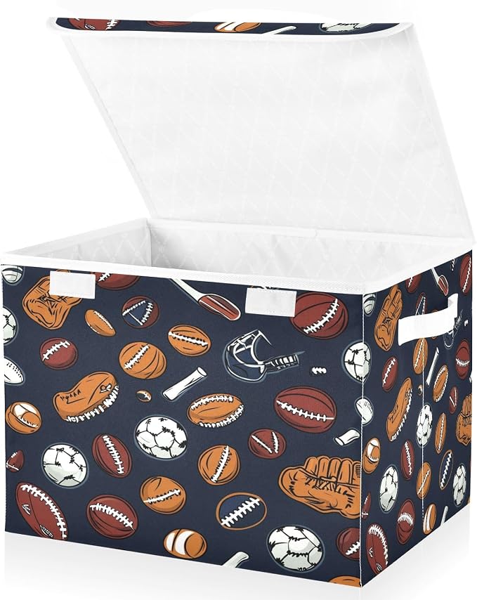 STAYTOP Sports Balls and Gloves Collapsible Storage Bin - Image 2
