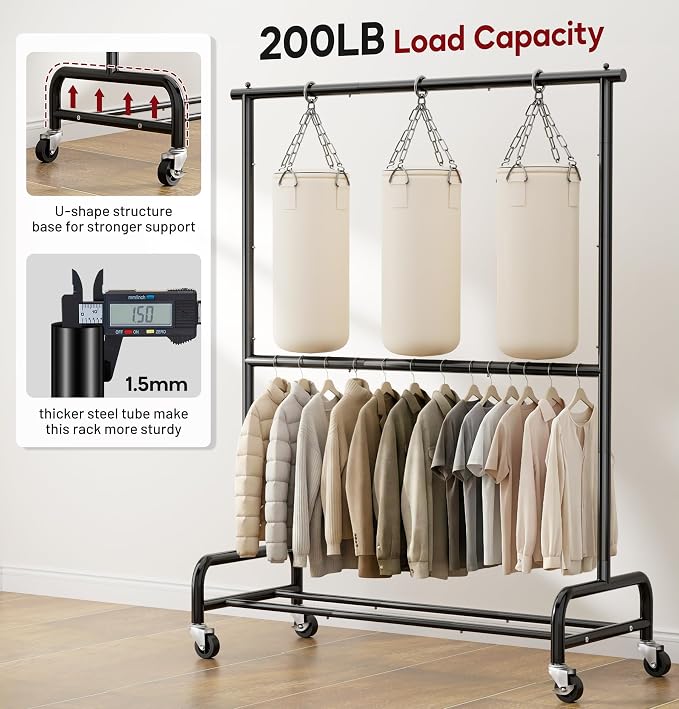 SLEEPING LAMB Heavy Duty Clothes Rack - Image 3
