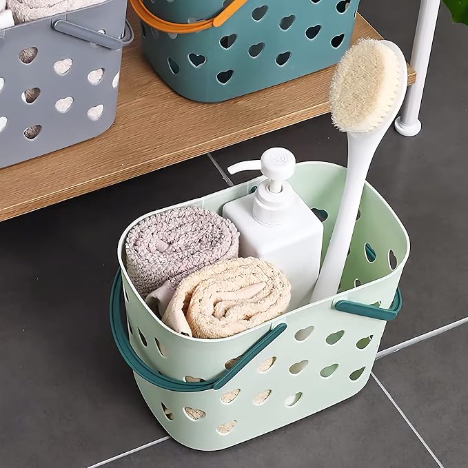 Anyoifax Portable Shower Caddy Tote Plastic Storage Basket - Image 6