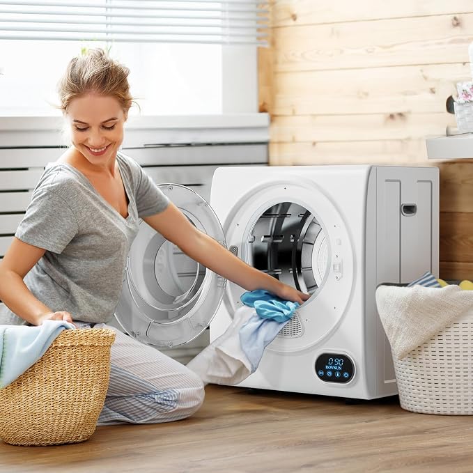 ROVSUN Portable Clothes Dryer, 110V 850W High End Front Load Laundry Tumble - Image 7