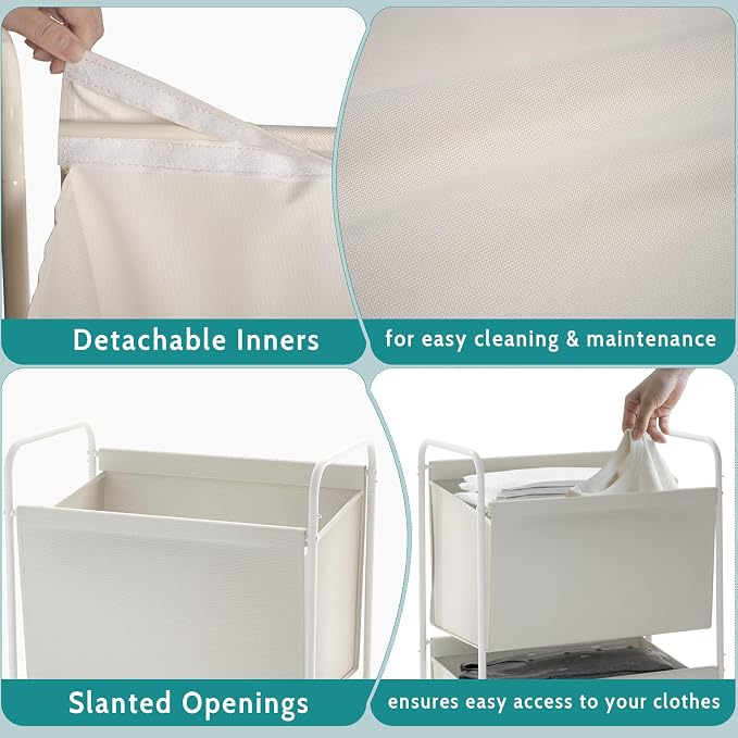 125L Vertical Laundry Hamper - Image 6