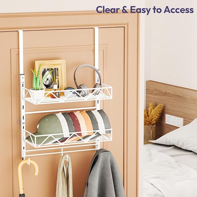 SWTYMIKI Over Door Hat Organizer - Image 6