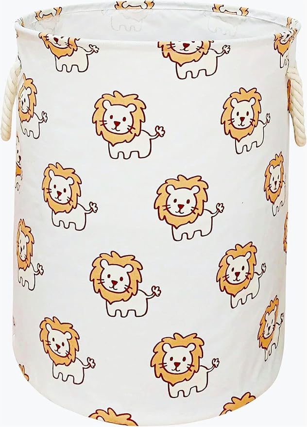 Round Laundry Basket Storage Bins Nursery Hamper Gift Baskets by VAIVUSTO