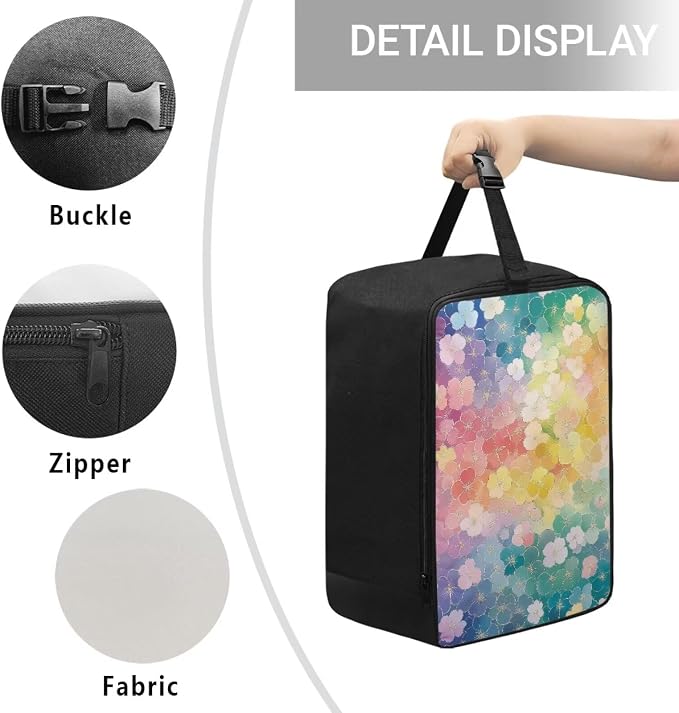 Universal Steamer Case Watercolor Daisy Zippered Protective Pouch - Image 5