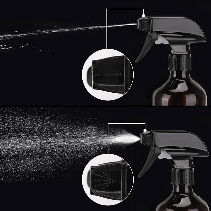 Tbestmax Amber Plastic Spray Bottles - Image 3